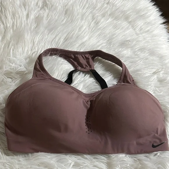 Nike Alpha Women's High-Support Padded Keyhole Women's Bra Sports Bra Size M - Picture 2 of 8